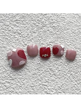 ネイルサロン ロゼプリュム/フットプレミアムデザイン