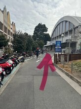 まつげエクステ専門店 ビューティーアイラッシュ つかしん店/阪急稲野駅からの道順