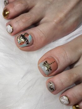 【フット】持ち込みネイル