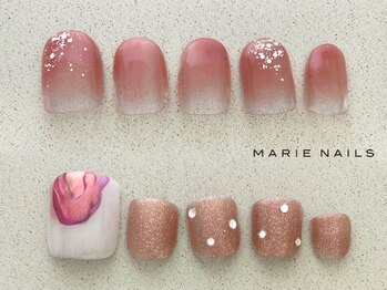 マリーネイルズ 心斎橋店(MARIE NAILS)の写真/★【初回オフ無料】上hand¥6600下foot¥6600！デザイン持ち込みOK♪スタッフ全員１級資格有♪ケアも充実！