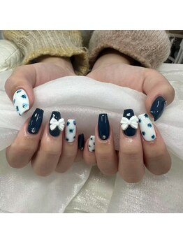 ベラーネイルズバー(Bella nails BAR)/長さだし+持ち込みデザイン