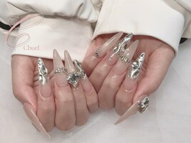 埋め尽くし/ロングネイル