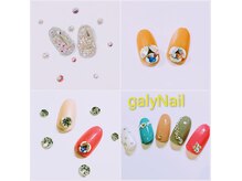 ギャリーネイル(galy Nail)の雰囲気（可愛いVカットやストーン追加も人気です☆キラキラ華やかに♪）