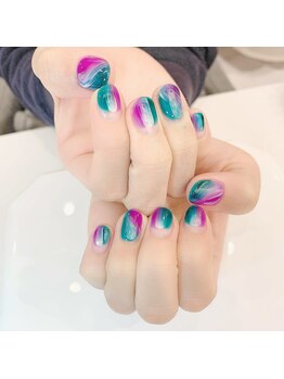 キャッツアイトーキョー 高円寺店(Cat's eyeTOKYO)/夏色ネイル