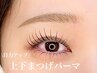 【上下まつげパーマ♪】人気上昇中！上下まつげパーマで目の縦幅UP☆¥ 10010