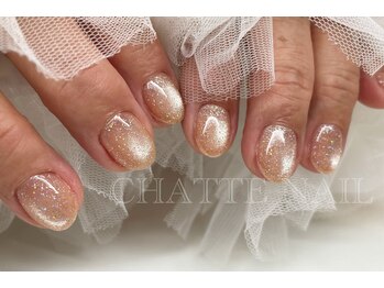 シャットネイル(CHATTE NAIL)/爪育デザインネイルAコース