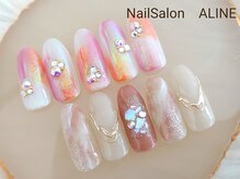 ネイルサロン アリーヌ(ＡＬＩＮＥ)/【定額】VIPコース￥8900