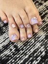 ☆パステルパープル春色フット☆