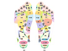 プロのほぐし/足裏反射区一覧表