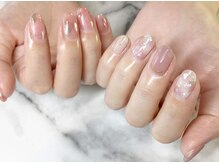 ネイルサロンブラン(nail salon BLANC)/左右異なるアシンメトリーネイル