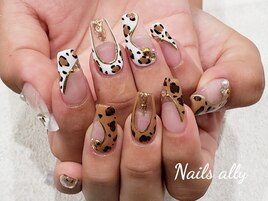 レオパード×ロングスカルプ×秋