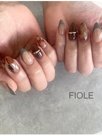 brown nail