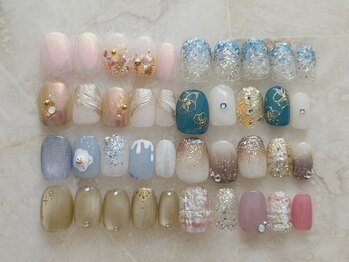 メリア(Melia)/シンプルやり放題ネイル