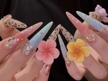 ウォル トウキョウ 渋谷(WOL TOKYO)/夏☆ロングネイル