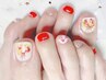 【他店オフ無料】持込OK★フットネイル4本アート110分6980円