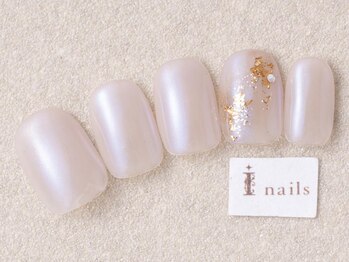 アイネイルズ 三宮店(I nails)/ちゅるんオーロラアート