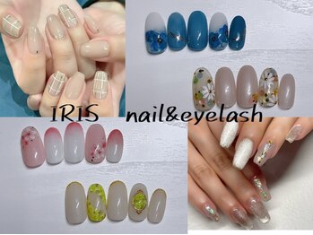 アイリス ネイルアンドアイラッシュ(IRIS nail&eyelash)の写真/【種類豊富なデザインで自分好みのデザインが叶う♪迷ったらお気軽にご相談下さい☆】