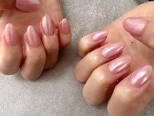 エムスラッシュ ネイル センター北店(M.SLASH)/ツヤツヤピンクネイル