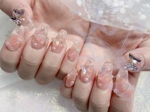 モルフォネイル(Morpho nail)/#大人可愛いネイル#派手ネイル