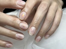 ペネイル(Pe nails)/春っぽチークネイル