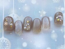 ココロ 新橋(kokoro)/クリスマスネイル★華やか