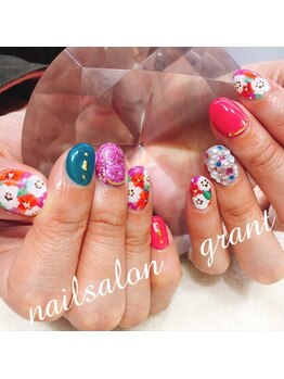 グラント(NAIL SALON&SCHOOL grant)/持ち込みアート