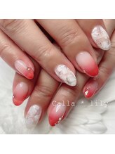 カラーリリー 恵比寿(Calla lily)/手書きフラワー