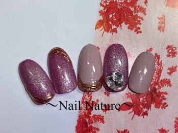ネイル ナテュール 平塚店(Nail Nature)/キラキラマグネットネイル☆