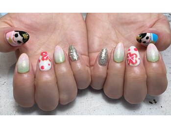 ヘアーアンドネイル ルシア(Hair&Nail Lucia)/おひな様ネイル