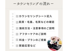 ナナイロサロン ニコリー(NaNairo nicolly)/《カウンセリングの流れ》