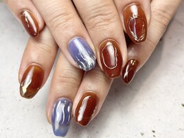 持ち込みメタリックネイル！