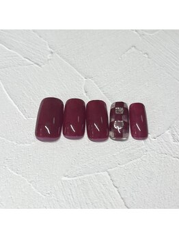 スタジオ1108(Studio1108)/ボルドー/ワンカラー/フィルイン