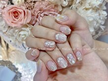 レアネイル 渋谷店(Le’a nail)/夏ネイル☆シェールの埋め尽くし