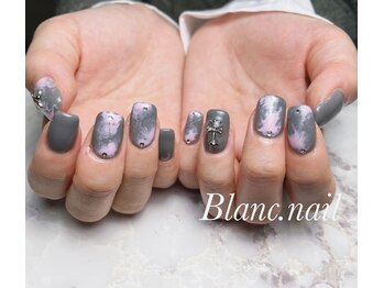 ブランネイル(BLANC.nail)/マーブルネイル