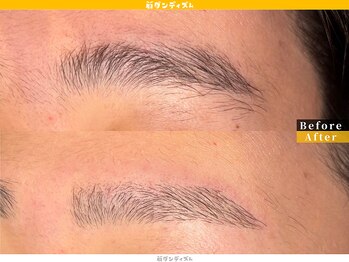 眉ダンディズム 大阪天神橋六丁目店/リピーターさまのBefore/After