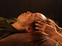 リラクゼーションなごみ 小松店/ドライヘッドスパ施術風景