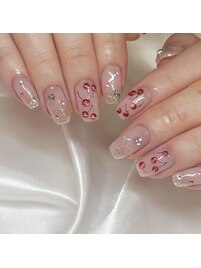 さくらんぼネイル