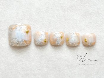 4月フットネイル定額【Nuance】