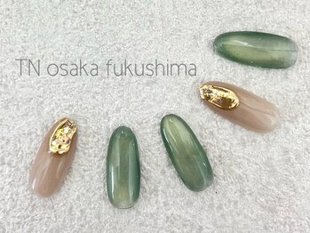 ティーエヌ 大阪福島店の写真/【当日予約OK】シンプルで上品×大人可愛いデザインが豊富！もちろんカラーチェンジもOK♪　　