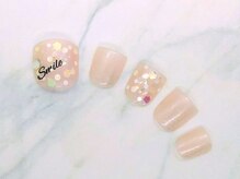 ザ アール ネイル カンパニー(the R nail company)/ペディキュア定額アートA￥12650