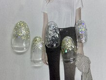 シエルネイルスタジオ 新宮店(Ciel nail studio)/【8400円】ラメグラデーション☆