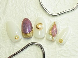 ホワイト×パープル