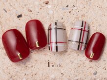 アイネイルズ 町田店(I nails)/ワンカラーチェック8980円
