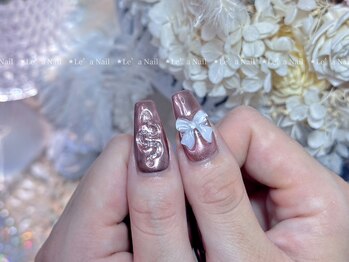 レアネイル 渋谷店(Le’a nail)/ヘビ☆リボンパーツ