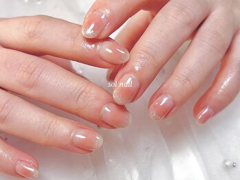 ソルネイル(sol nail)/◆ 《3月人気no.1》チーク＆ラメ
