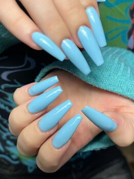 【ロングネイル】ワンカラー☆