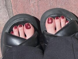 りんご飴フットネイル￥9250