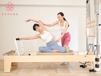 パーソナルマシンピラティス SAKURA相模大野店の写真/プライベート空間で1on1レッスンを丁寧に受けられる女性専用スタジオ■お身体のお悩みもお気軽にご相談◎