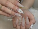 当店自慢の3Dフラワーネイル