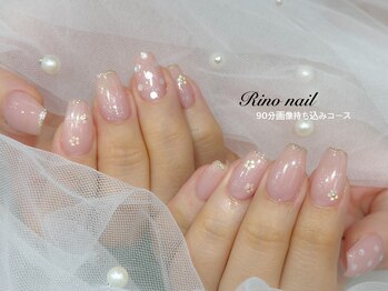リノ ネイル(Rino nail)/ピンクネイル80804
